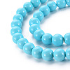 Painted Glass Bead Strands DGLA-S071-4mm-43-3