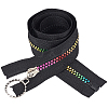 4Pcs #5 Nylon Coil Zippers Rainbow Zipper Tape SENE-CY0001-13A-01-1