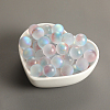 Frosted Glass Beads GLAA-PW0001-05B-04-1