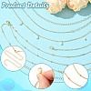 2Pcs Alloy Snake Chain Chain Belts Sets AJEW-CJC0015-005-3