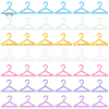 42Pcs 7 Colors Opaque & Transparent Acrylic Earring Display Accessories EDIS-PH0001-33-1