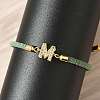 Adjustable Nylon Cord Bracelets BJEW-C096-01G-13-3