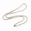 304 Stainless Steel Curb Chain Necklaces NJEW-P147-05G-1