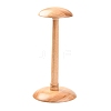 Wooden Dome Shaped Stem Hat Rack AJEW-I051-01B-01-1