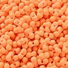 Rubberized Style Glass Seed Beads SEED-Z003-01I-3