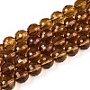 Transparent Glass Bead Strands GLAA-R095-8mm-32-1
