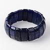 Mixed Shape Natural & Synthetic Mixed Stone Bead Stretch Bracelets BJEW-M168-08-2