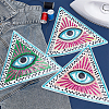HOBBIESAY 3Pcs 3 Colors Computerized Embroidery Cloth Iron on/Sew on Patches DIY-HY0001-06-4