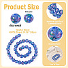 1 Strand Handmade Glod Sand Lampwork Beads Strands LAMP-TA0002-09H-4