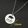 201 Stainless Steel Pendant Necklaces WG12F44-02-2