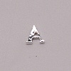 Letter A~Z Alloy Rhinestone Cabochons MRMJ-WH0072-92A-3