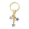 Alloy Enamel Star Keychain KEYC-JKC01084-04-2