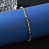 Brass Box Chain Bracelets BJEW-H537-03G-3