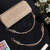 2Pcs Glass Rhinestone Rubber Cord Bag Handles FIND-PH0059-68B-4