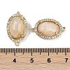 Natural Moonstone Faceted Oval Links G-B126-07G-12-3