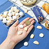 48Pcs 3 Styles Opaque Resin Pendants CRES-SC0003-10-4
