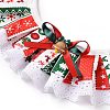 Cloth Pet's Christmas Lace Bandanas AJEW-D051-06A-2