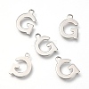 Non-Tarnish 201 Stainless Steel Charms STAS-C021-06P-G-1