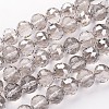 Electroplate Glass Bead Strands EGLA-J140-PL02-14mm-1