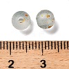 Frosted Transparent Acrylic Beads OACR-F013-12F-3