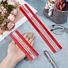 2Pcs 2 Styles Acrylic & Stainless Steel Self Adhesive Hinge FIND-BC0014-37-3