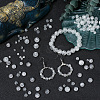 450Pcs 4 Styles Spray Painted Crackle Glass Beads CCG-PA0001-09A-4