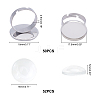 102Pcs DIY 304 Stainless Steel Adjustable Finger Ring Making Kits DIY-UN0002-51P-4