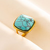 Adjustable 304 Stainless Steel Cuff Open Rings for Women TI2692-7-1