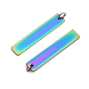 Ion Plating(IP) 304 Stainless Steel Pendants STAS-I311-14B-RC-2