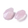 Natural Rose Quartz Pendants G-K297-C01-2