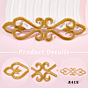 20Pcs Flower Polyester Computerized Embroidery Sew on Patches PATC-CY0001-33-6