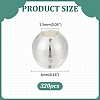 320Pcs Brass Solid Round Beads KK-ME0002-69-2