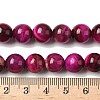 Natural Rose Tiger Eye Beads Strands G-G099-10mm-3-6
