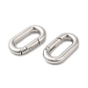 Non-Tarnish 304 Stainless Steel Spring Gate Ring X-STAS-Q215-54P-2