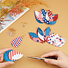 SUPERFINDINGS 184Pcs DIY American Style PU Leather Earring Making Kits DIY-FH0002-25-3