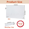 2Pcs Rectangle Acrylic Nail Art Display Board MRMJ-FH0001-62-2