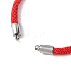 3Pcs 3 Colors Nylon Round Cord Slider Bracelet Making AJEW-JB01461-3