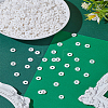 5 Strands Flat Round Handmade Polymer Clay Beads CLAY-LP0001-04A-1