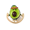Light Golden Alloy Enamel Brooch LS-JEWB-K018-32C-KCG-1
