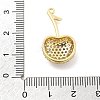 Brass Micro Pave Cubic Zirconia Pendants KK-L228-08G-01-3