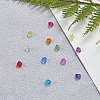 Faceted Bicone Transparent Acrylic Beads TACR-CJ0001-03-7