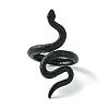 Snake Alloy Wrap Open Cuff Rings RJEW-K275-64EB-2