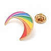 Rainbow Golden Enamel Pins JEWB-K008-03B-G-3