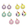 Brass Enamel Charms KK-O135-01-1