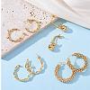 304 Stainless Steel Bamboo Stud Earrings for Women JE1105A-5