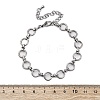 304 Stainless Steel Ring Link Chain Bracelets for Men Women BJEW-G725-10P-5