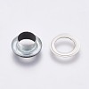 Iron Grommet Eyelet Findings IFIN-WH0023-C08-2