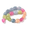 Dyed Natural Malaysia Jade Beads Strands G-P528-I12-01-4