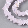 Electroplate Imitation Jade Glass Beads Strands EGLA-Q139-01A-B03-3