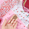 600Pcs Opaque Acrylic Beads OACR-PA0001-25-3